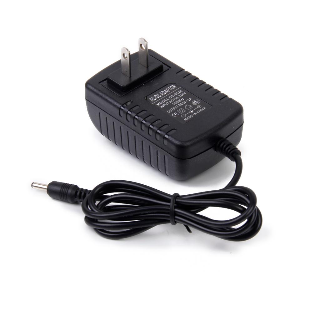 EU Plug AC 100-240V to DC 5V 2A Power Supply Charger Converter Adapter 3.5mm