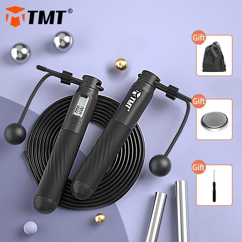 TMT Điện Tử Không Dây Dây Nhảy Tốc Độ Dây Nhảy Crossfit Tay Cầm Chống Trượt Cho Tập Luyện Boxing Training Dây Có Thể Điều Chỉnh 3M