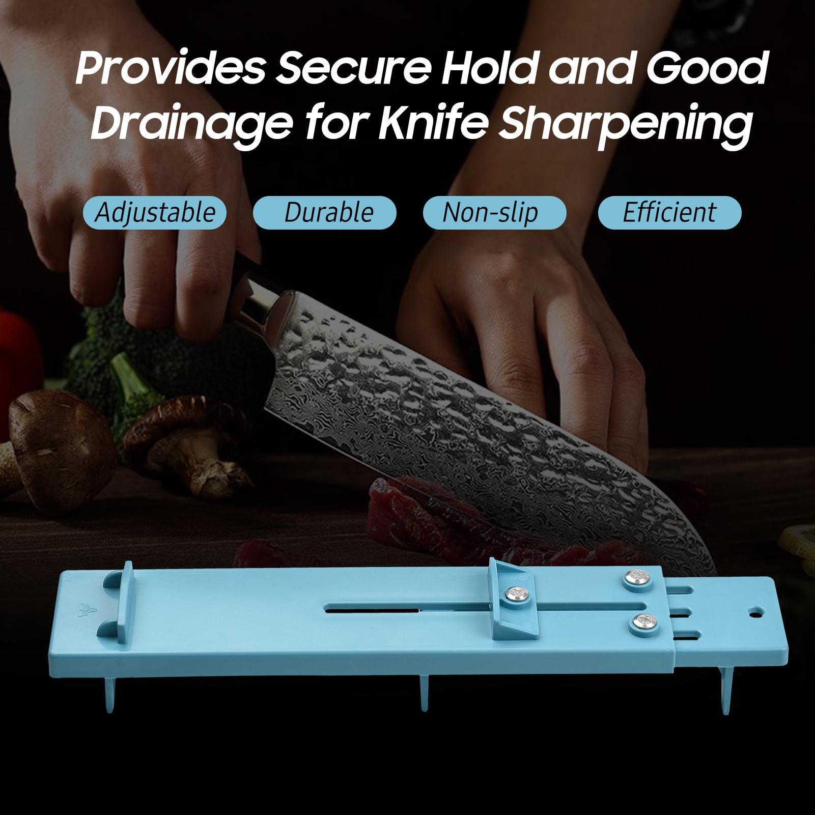 Adjustable Over Sink Sharpening Stone Holder Retractable Non-slip Whetstone Sink Bridge Fits 12.2in to 15.74in Kitchen Sink