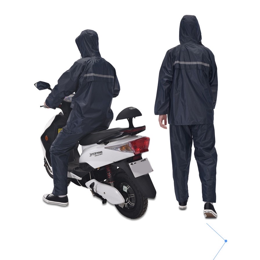 Áo mưa bộ cho nam và nữ , áo quần đi mưa 2XL  dưới 65kg , vải dù cao cấp , chống thấm nước tối ưu