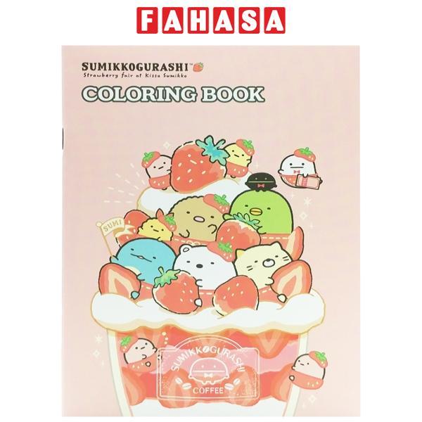 Sổ Tô Màu Sumikko Gurashi Ver.2 - Magic Channel SG-01-178-A - Màu Hồng