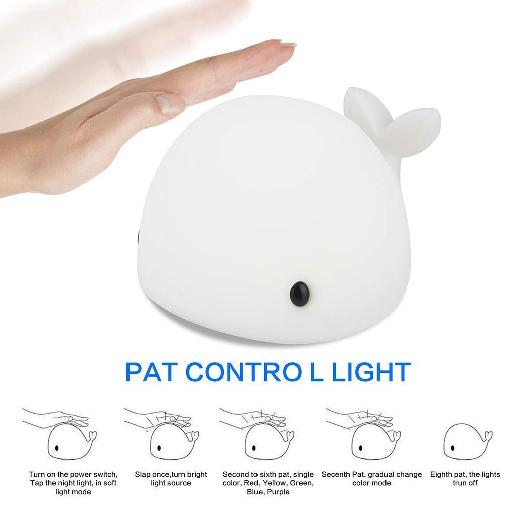 6 Sensor Lamp Night Light USB Dimmable Bedside Table Desk Lights