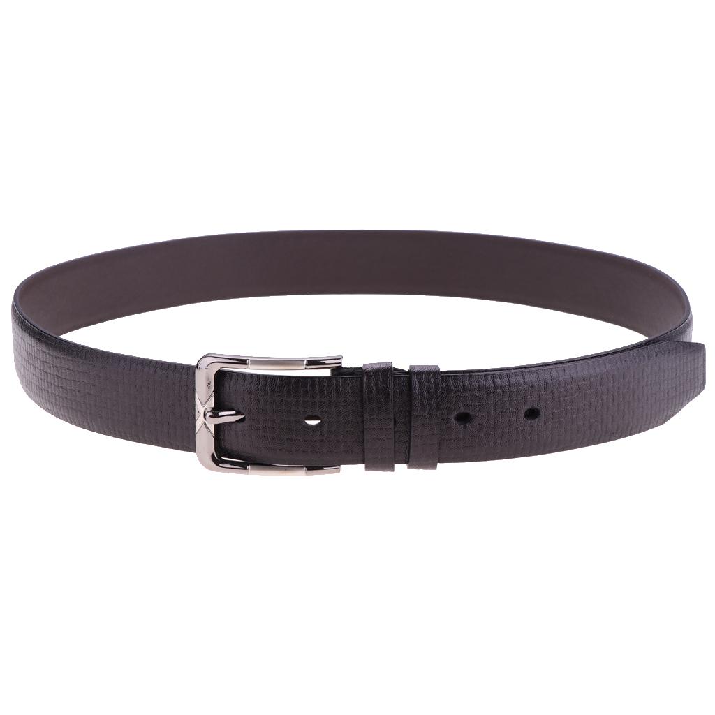 Men's Casual Formal Strap Belts Waistband Pin Buckle Belt Waistbelt Brown