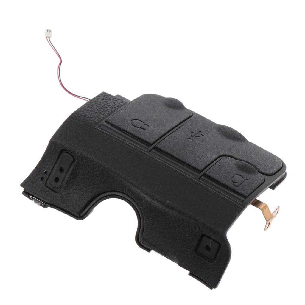 AV Out/USB /GPS Rubber Dust Door Lid Cap Cover Skin Repair for Nikon D600 D610 Digital Cameras