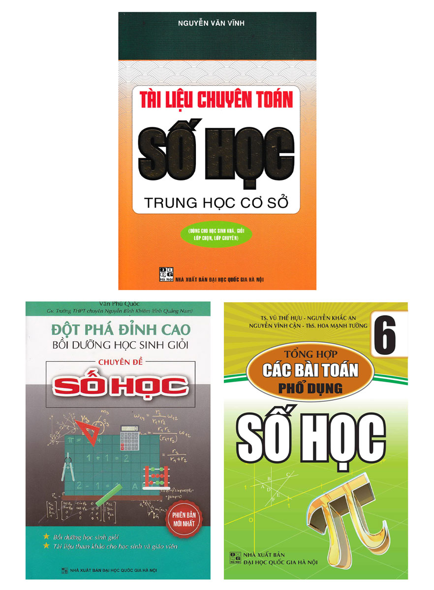 Combo Sách Về Chuyên Đề Toán Số Học (Bộ 3 Cuốn)