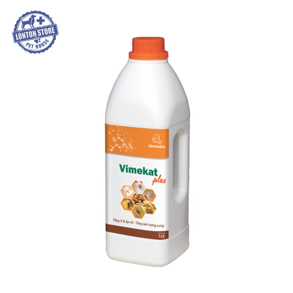 Vimekat Plus - Bổ Sung Dinh Dưỡng Cho Vật Nuôi, gà vịt đẻ trứng, 120ml, 1lit