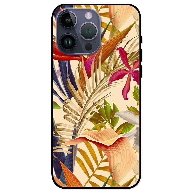 Ốp lưng dành cho Iphone 14 - Iphone 14 Plus - Iphone 14 Pro - Iphone 14 Pro Max - Hoa Lá Cam Hồng 1