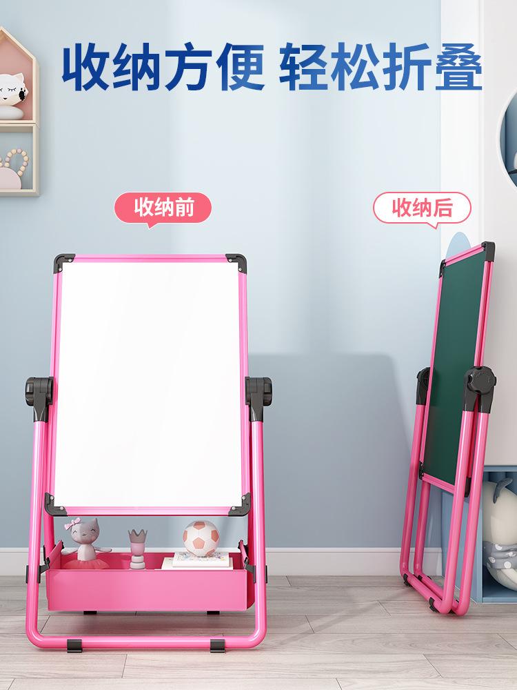 Phong cách mới nhất dành cho trẻ em bảng vẽ từ tính không bụi nhà khung bảng đen nhỏ viết bảng trắng bé có thể lau giá vẽ graffiti