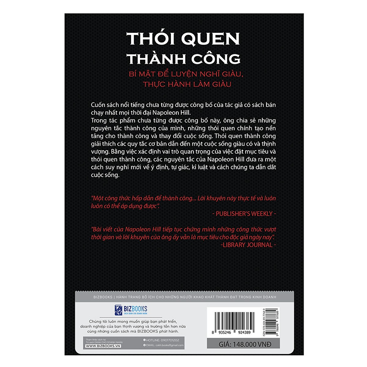 Thói Quen Thành Công - Success habits ( Bí Mật Để Luyện Nghĩ Làm Giàu, Thực Hành Làm Giàu ) tặng kèm bookmark