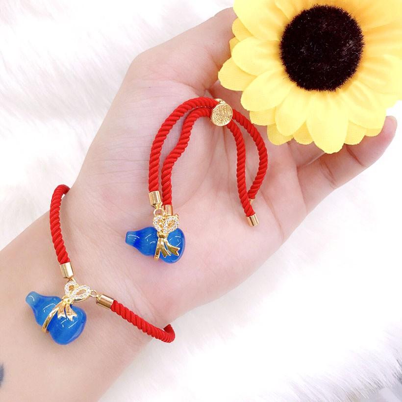 Vòng Tay Phong Thủy Hồ Lô Đá Thiên Nhiên