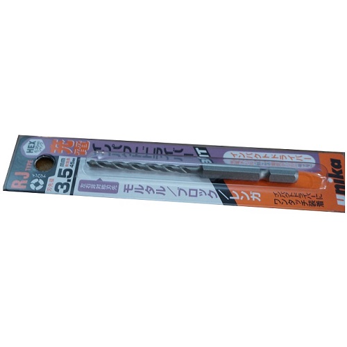 Combo Vít bê tông 4mm đầu bằng F432 & Mũi khoan tường 3.5mm đuôi lục giác Unika