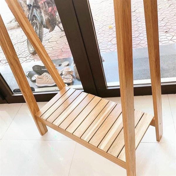 Kệ Gỗ Chữ A 1 tầng, kệ gỗ đa năng, treo quần áo, để đồ tiện dụng chất gỗ MDF dày dễ lắp ráp