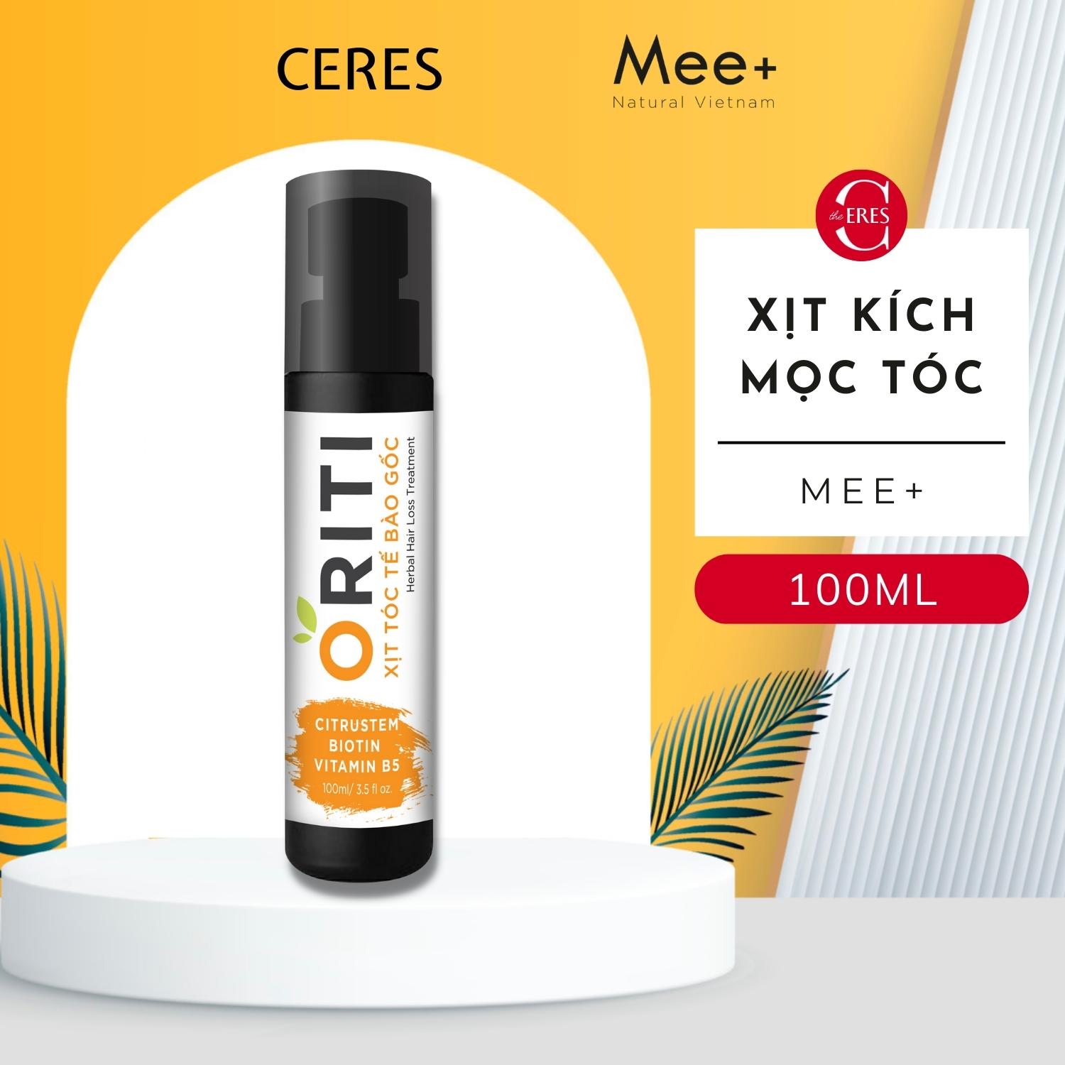 Xịt Dưỡng Mọc Tóc Oriti Kích Thích Mọc Tóc Nhanh Dưỡng Ẩm Mee Natural 100ml