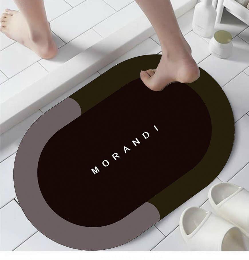 THẢM LAU CHÂN, CHÙI CHÂN 3D HỌA TIẾT HÌNH OVAL SANG CHẢNH Không có đánh giá