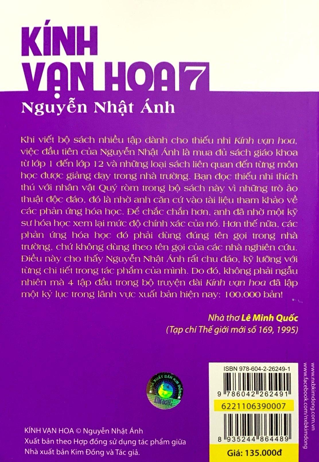 Kính Vạn Hoa - Tập 7 (Tái Bản 2022)