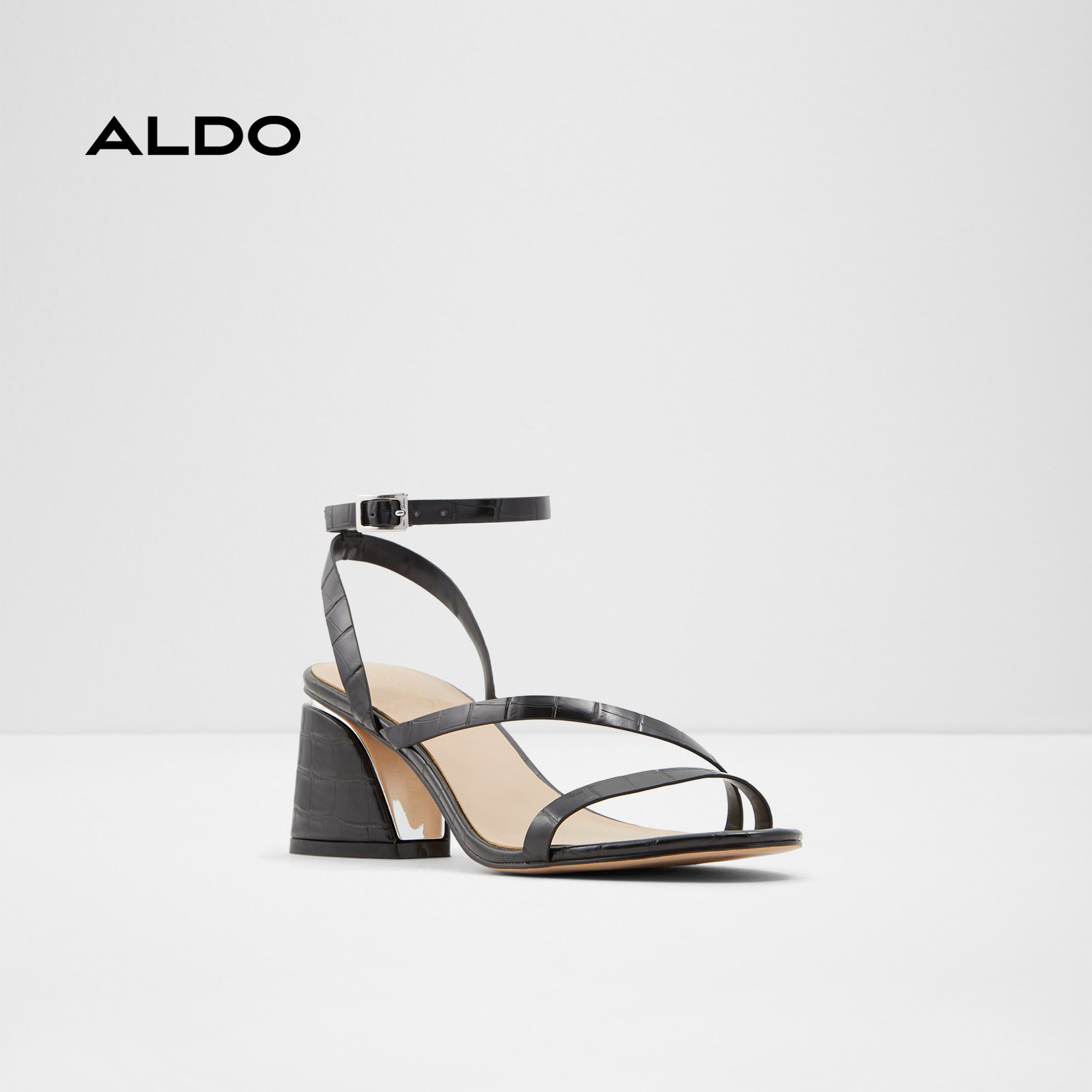 Giày sandals nữ gót vuông cao gót ALDO KALLA