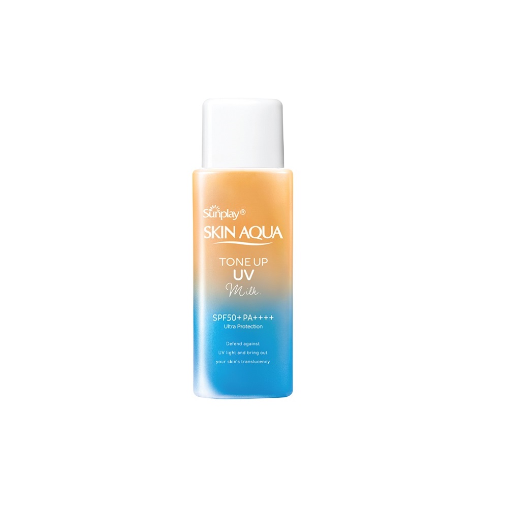 Sữa Chống Nắng Sunplay Skin Aqua Hiệu Chỉnh Sắc Da Tone Up UV Milk Latte Beige SPF50+ PA++++ 50g