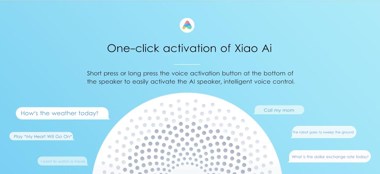 Loa di động Xiaomi Xiaoai Loa kết nối không dây 5.0 tương thích Bluetooth Loa sạc Loa hoạt động với sinh viên Xiaoai Color: 2pcs Round