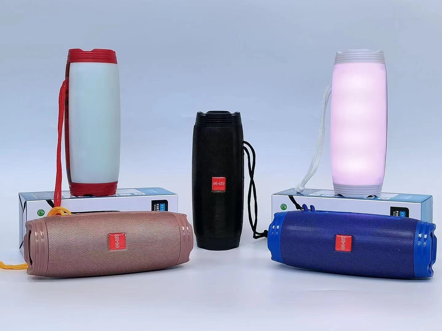 ◐ஐ Loa bluetooth CL157 Cao Cấp Âm Thanh Cực Hay Có Đèn Led Theo Nhạc- Hàng Chính Hãng AmandaC Life