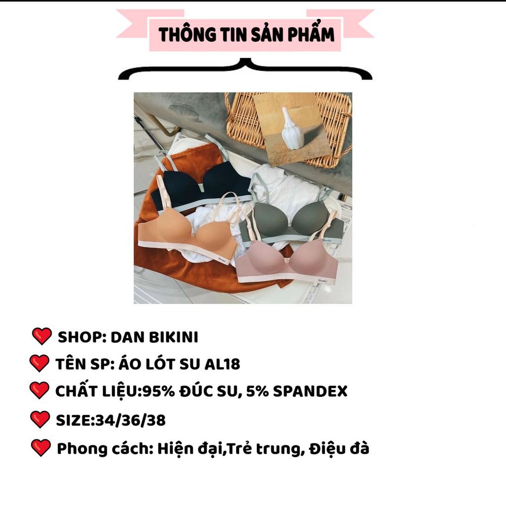 Áo Lót Nữ ️️ Áo Ngực Nữ đúc su không gọng mềm mại sexy điệu đà mẫu AL19