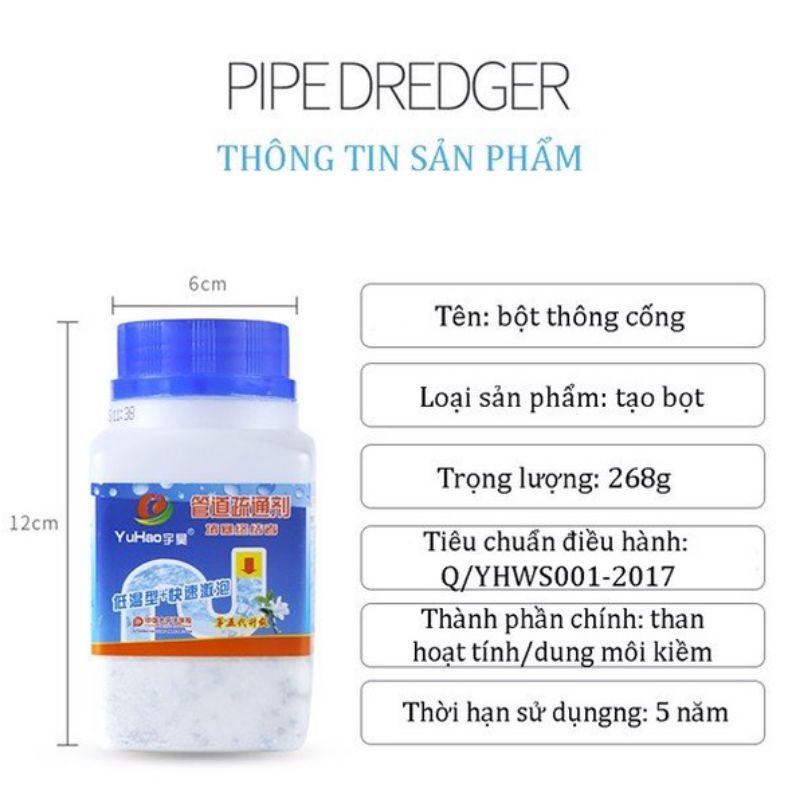 Loại Cực Mạnh][Hộp Lớn] Bột Thông Tắc Cống, Đường Ống, Bồn Cầu, Bồn Rửa Mặt..Xử Lý Triệt Để Cặn Bã, Chất Thải Hữu Cơ