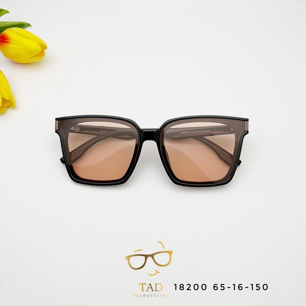 Kính mát nam nữ polazeid chống UV400 thiết kế mắt vuông dễ đeo màu sắc thời trang G 18200 TAD Accessories FS14 - Xanh mắt đen