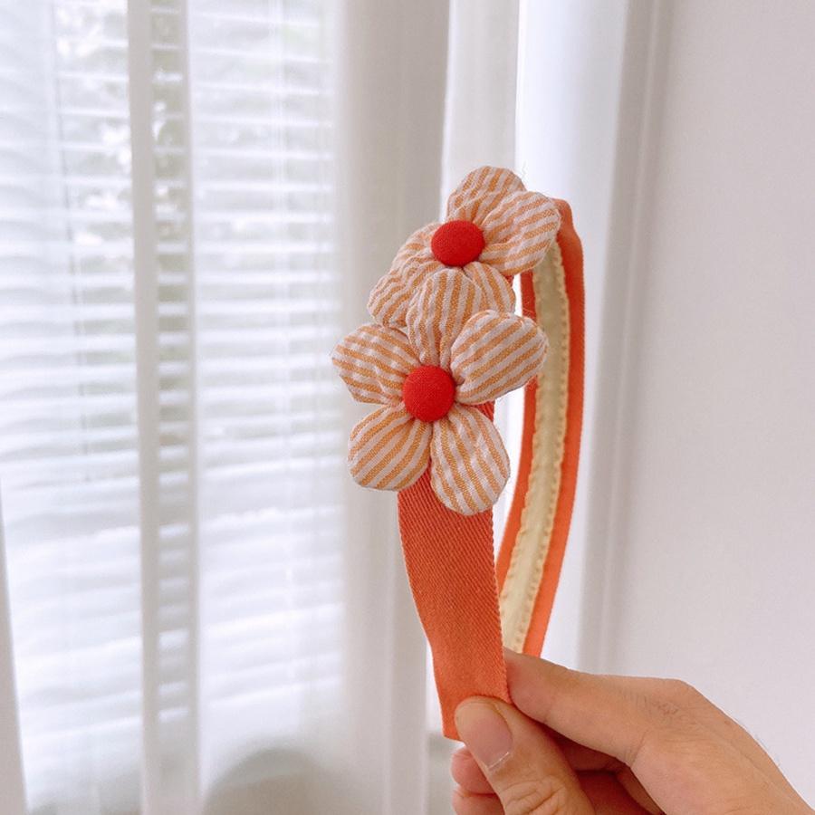 Bờm Kẹp Tóc Hàn Quốc Cho Bé Gái Có Đính Hoa quả kẻ Siêu Cute Hot Nhất 2021- Phụ Kiện Tóc Từ 1-6 Tuổi đáng yêu BHK