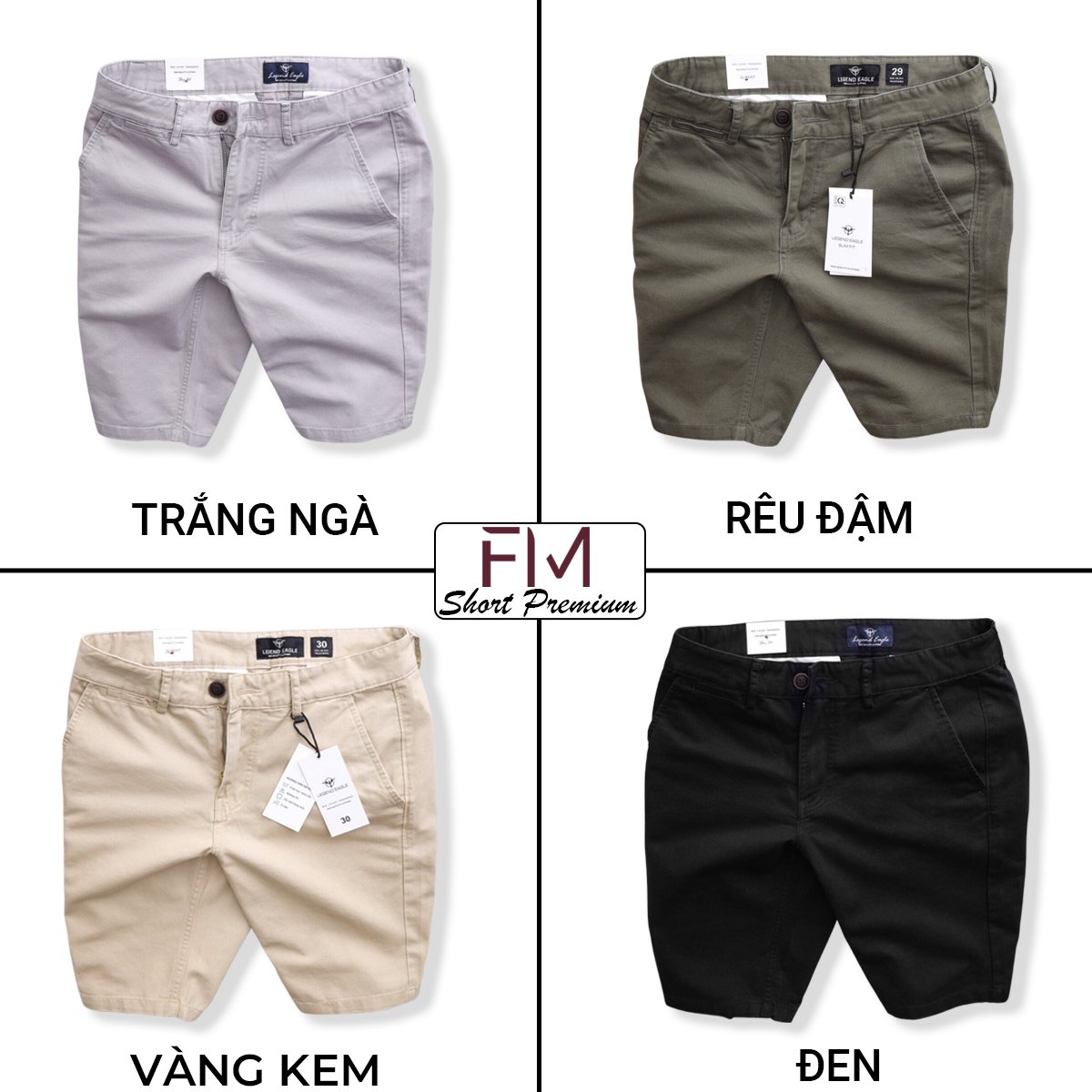 Quần short kaki nam cao cấp, dáng đứng form, chất liệu mềm mại thoáng mát - FORMENSHOP - FMQL014