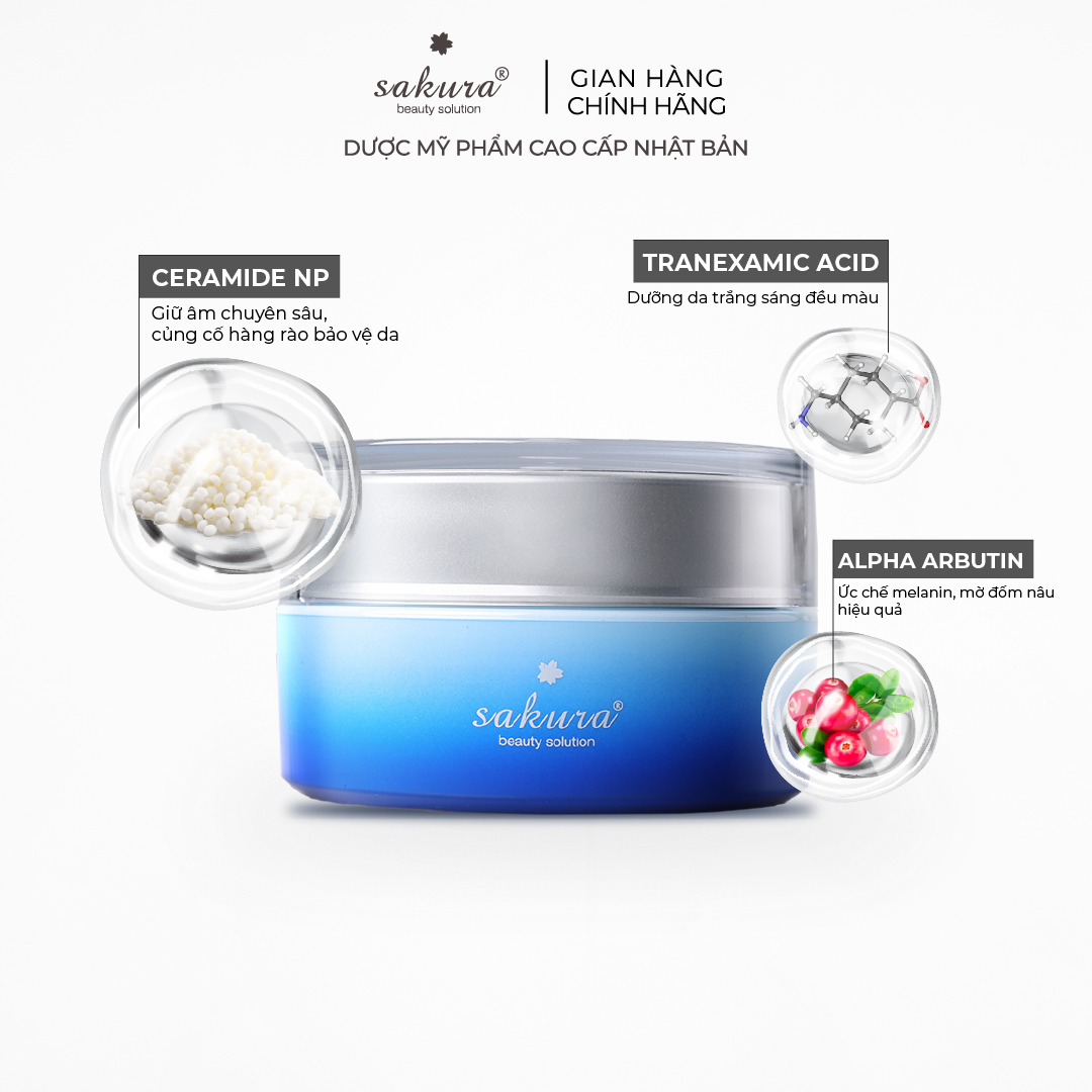 Kem làm mờ vết nám Sakura Transforming Cream 30g