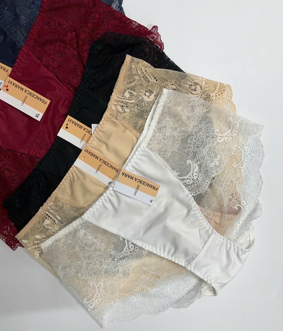 Combo 5 quần lót nữ thun phối ren lưng cao Mara MR001