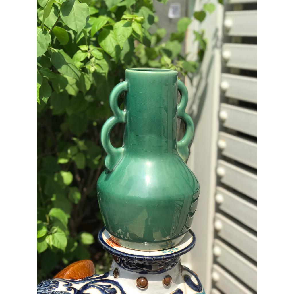 BÌNH HOA GỐM SỨ XUẤT KHẨU TRANG TRÍ DECOR BÌNH CẤM HOA XK24