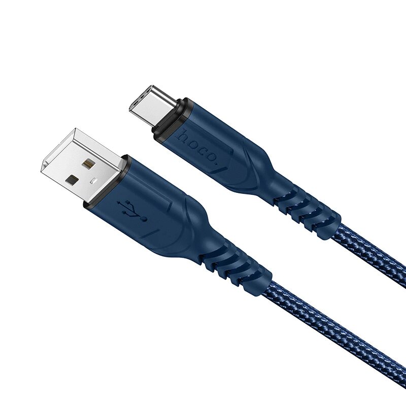 Cáp sạc nhanh 3A Hoco X59 chân Type-C dây dù siêu bền cho Android dài 1M ( 3 màu ) - Hàng chính hãng