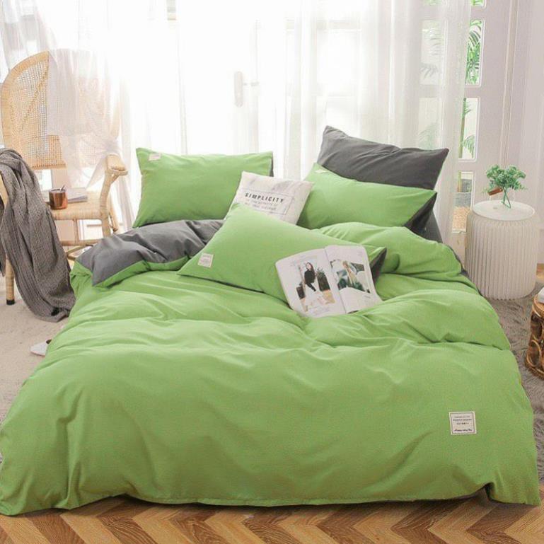 Bộ Chăn Ga Cotton Đũi - Bọc Đệm - Đủ màu sắc