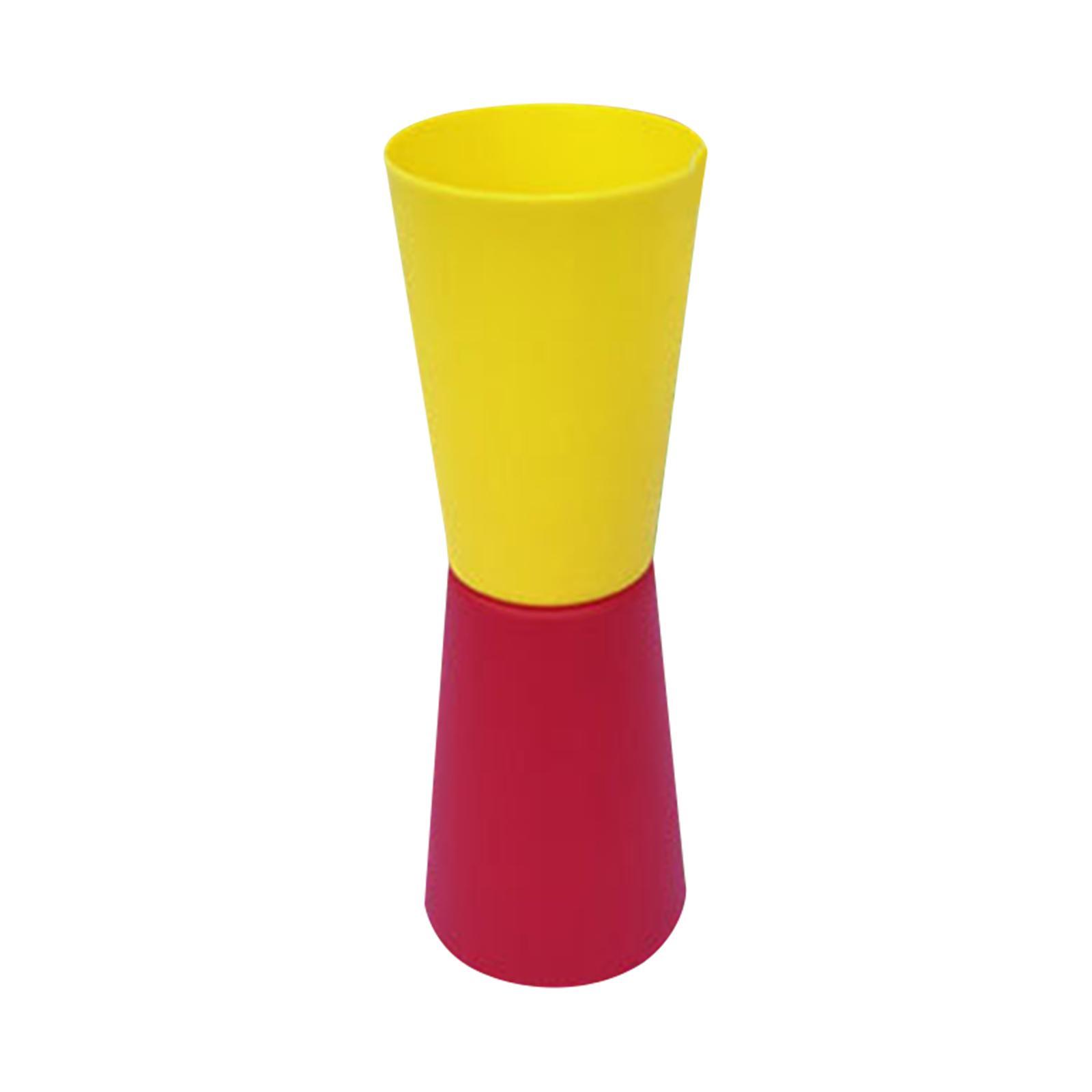 10 Pieces Flip Cups Speed Agility Training Aid for Kindergarten Gym with Net