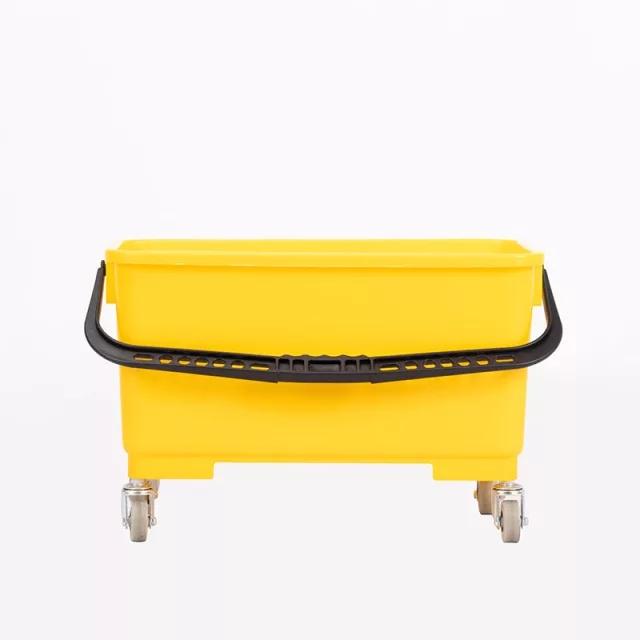 Xô lau kính 24 lít, có bánh xe xoay 360 độ