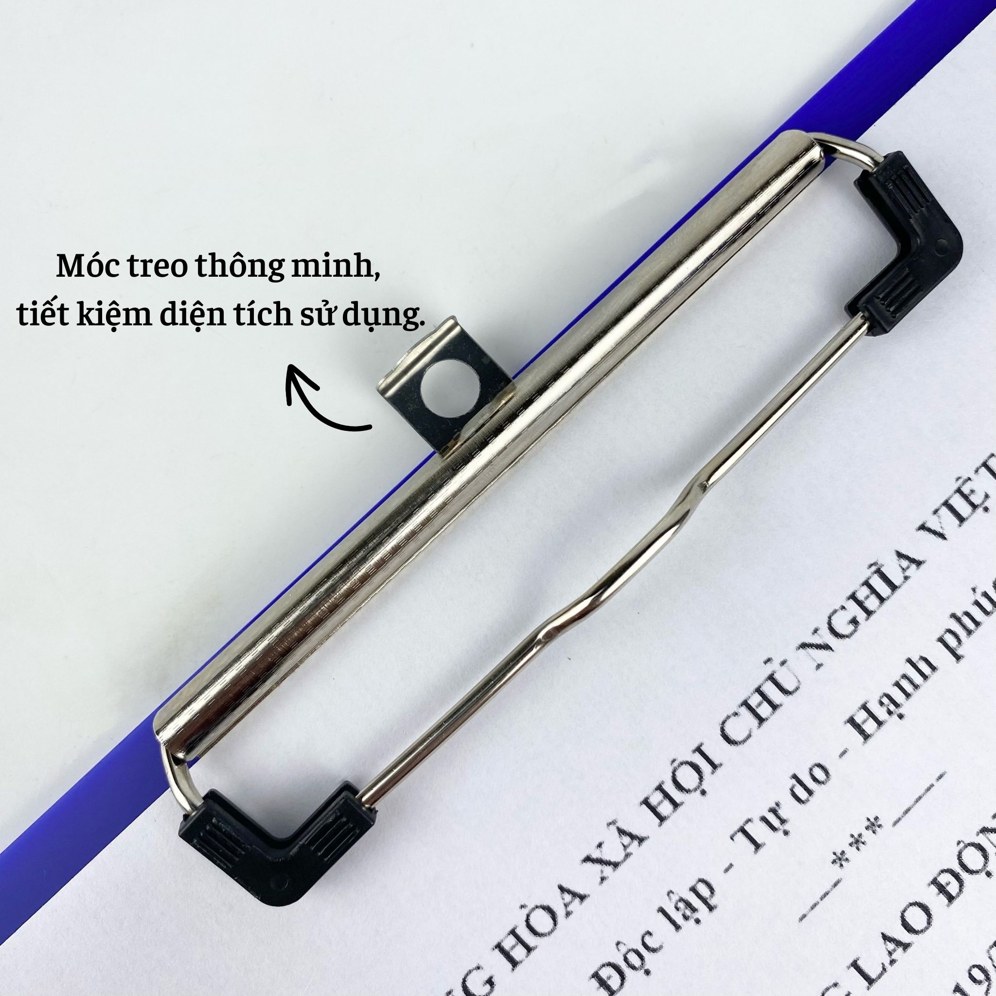 Bìa trình ký mica Enter G04 13.5x19cm kẹp hóa đơn
