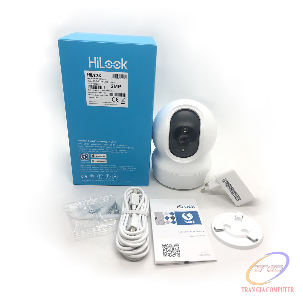 Camera IP HiLook IPC-P220 Full HD 1080p 2.0 Megapixel - Hàng Chính Hãng