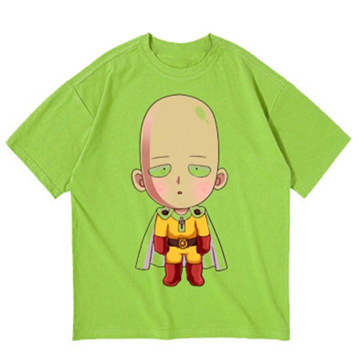 Áo thun bé trai form rộng in hình SAITAMA - ATBT22