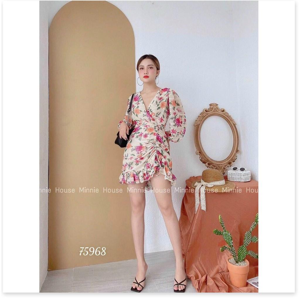 ĐẦM VOAN NHẬT HỌA TIẾT HOA LỤA SIÊU XINH , SIÊU ĐẸP , TÔN DÁNG CHO CÁC CHỊ EM THỜI TRANG LANO STORE
