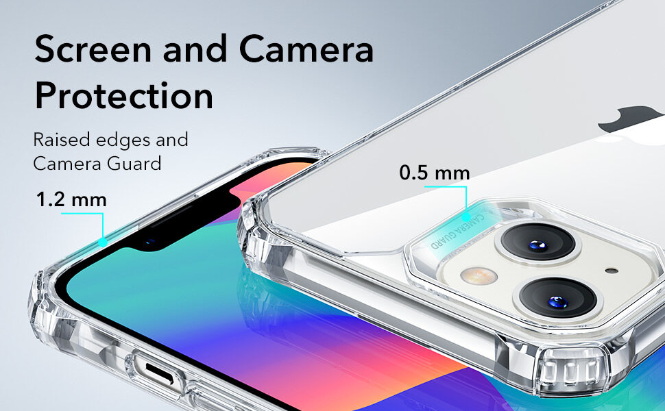 Ốp Lưng ESR Air Armor Clear chống sốc chuẩn quân đội dành cho iPhone 14 / 14 Plus/ 14 Pro / 14 Pro Max - Hàng Chính Hãng