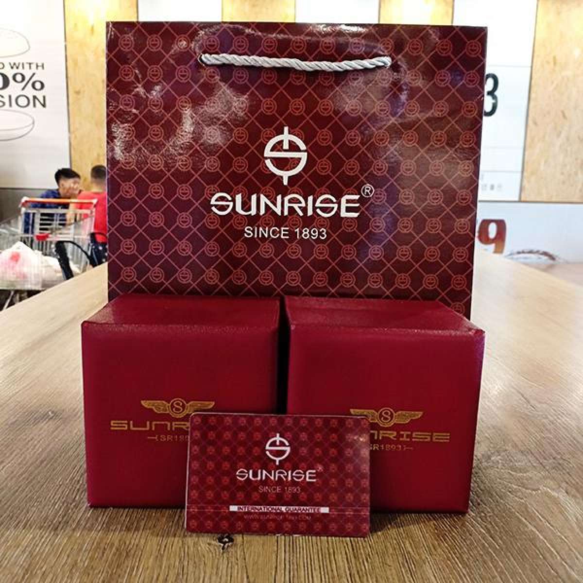 Đồng hồ nam Sunrise DM778SWA [Full Box] - Kính Sapphire, chống xước, chống nước - Dây da cao cấp