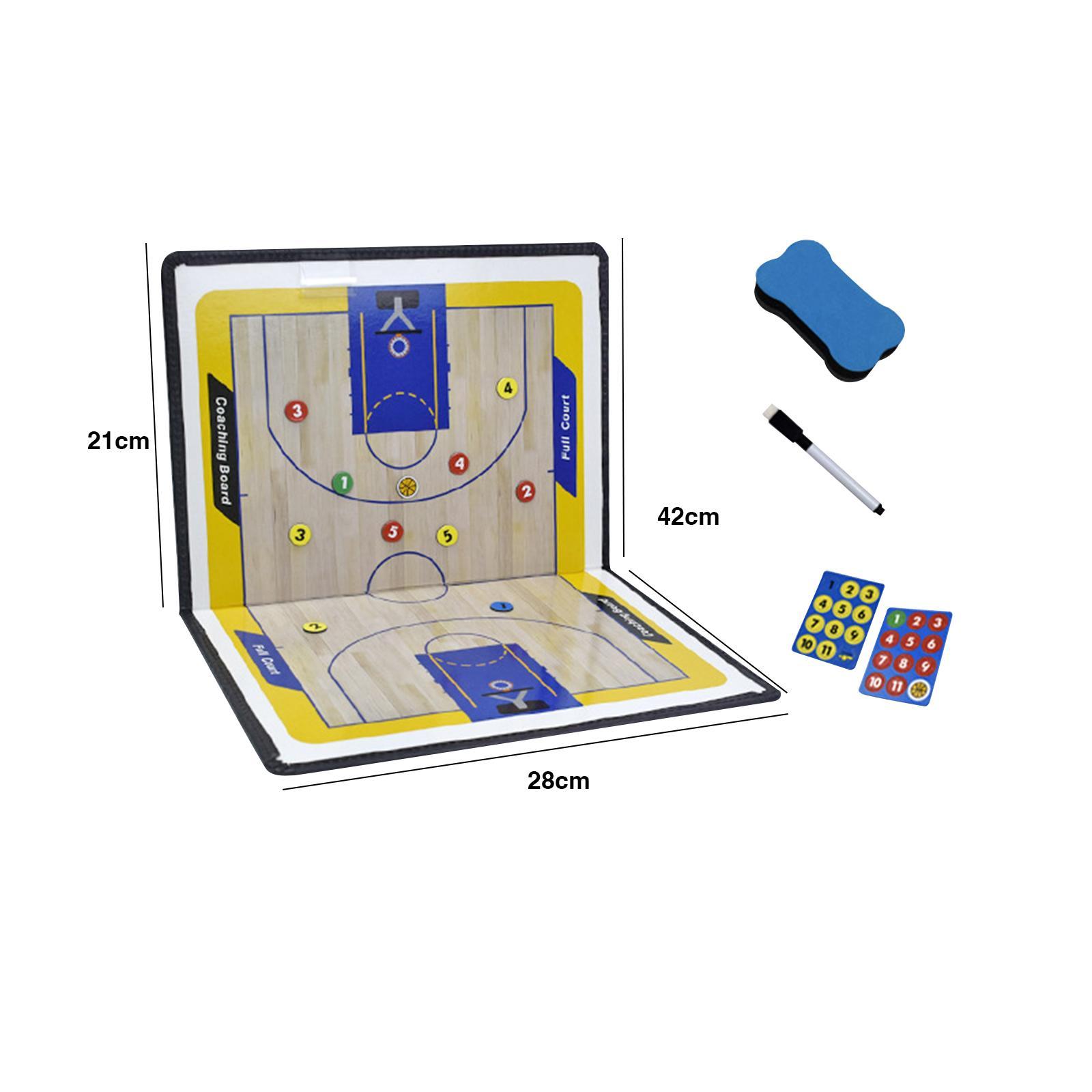 Basketball Professional Strategy Board with Erasable Marker