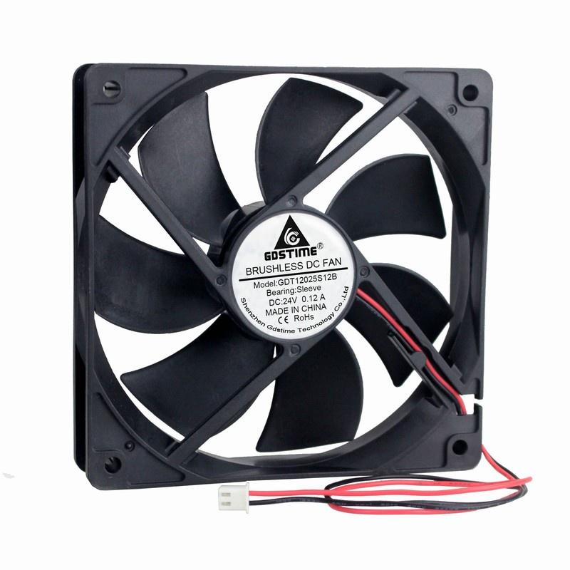1 Piece Gdstime 11mm x 11mm 1-Wire DC Cooling Fan 14V 1 inches 11x11x11mm 11cm Brushless Industrial Machine Cooler