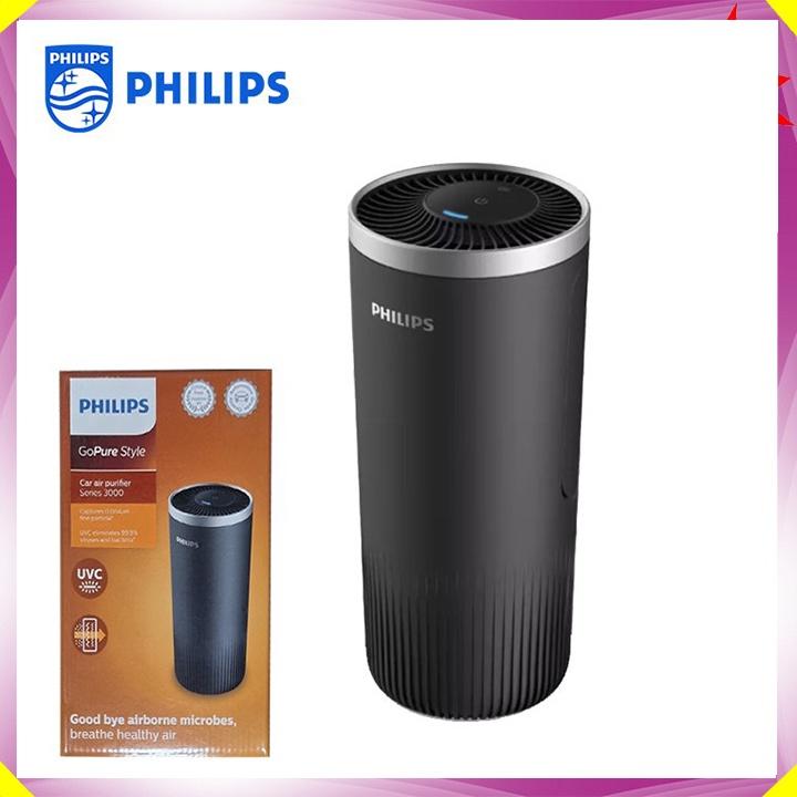 Máy Khử Mùi Lọc Không Khí Ô Tô Dạng Cốc Philips S3601 Tích hợp 5 công nghệ tiên tiến - Hàng Nhập Khẩu