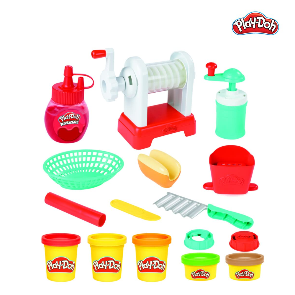 Bộ đồ chơi đất nặn máy làm khoai tây lốc xoáy Play-Doh