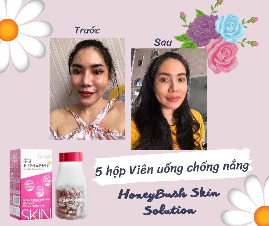 Viên uống chống nắng HoneyBush Skin Solution Hàn Quốc 120 viên