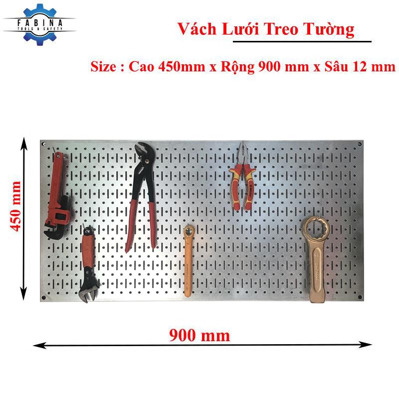 Tấm lưới Pegboard mạ kẽm treo dụng cụ