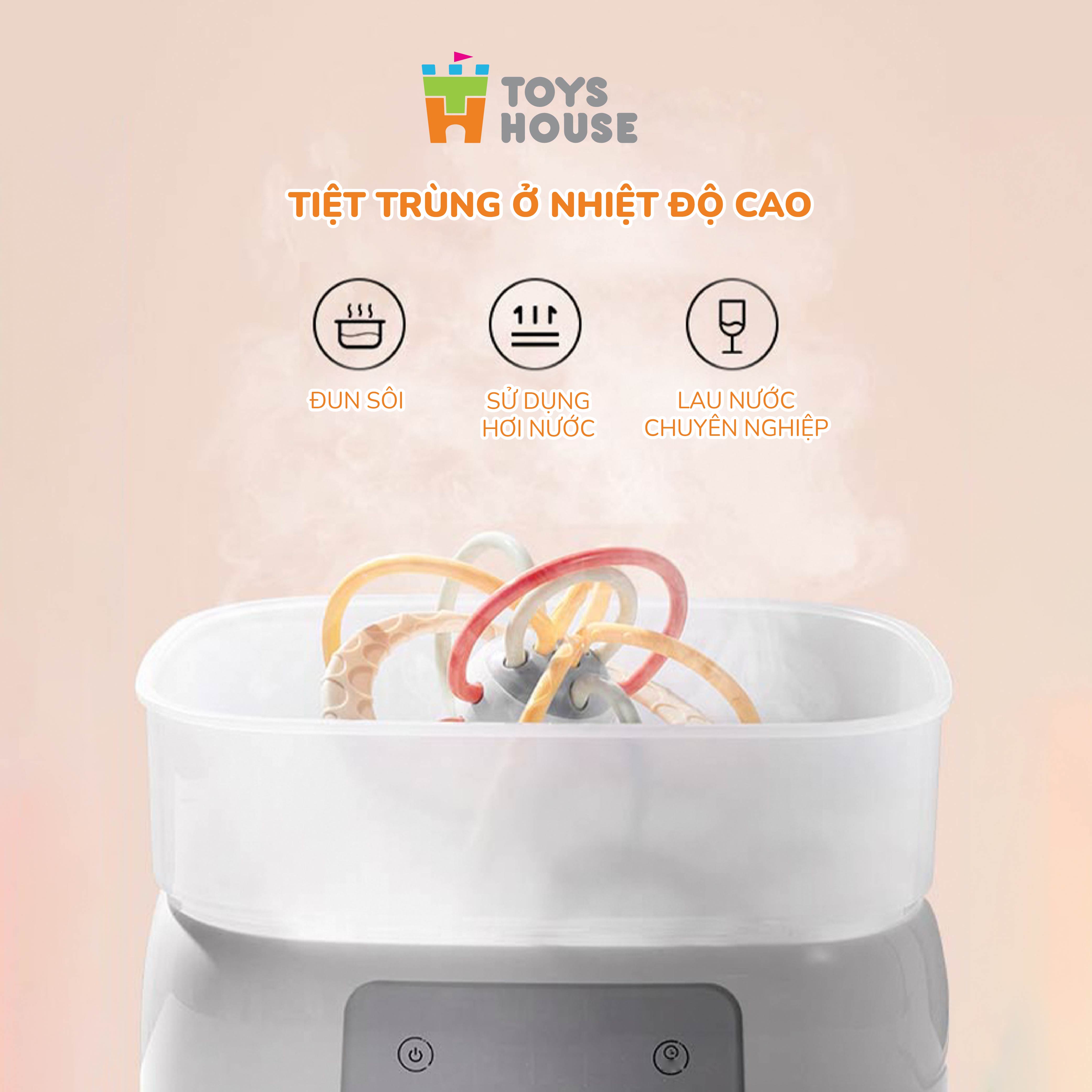 Đồ chơi bóng vòng nhựa mềm kết hợp gặm nướu cho bé ToysHouse 822-86