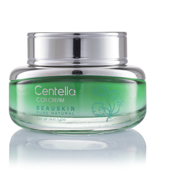 Kem hỗ trợ trị mụn hỗ trợ trị thâm và tái tạo da Beauskin Centella Cica Cream (50g)