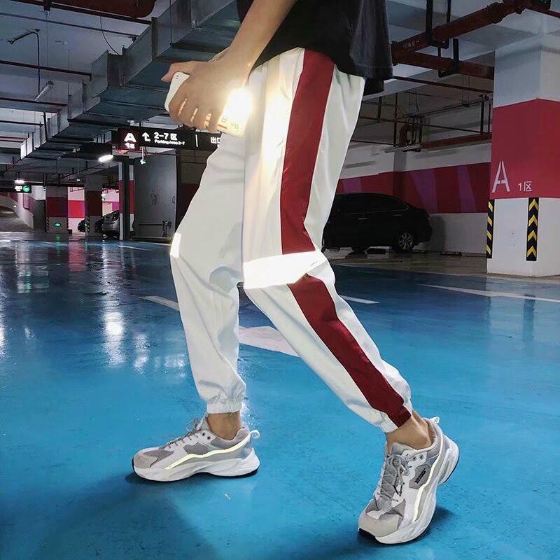 Quần jogger túi hộp sọc phản quang unisex Thiết kế mới nhất, Hàng kỹ mầu cực đẹp, Giá tốt nhất thị trường, Thoáng nhẹ